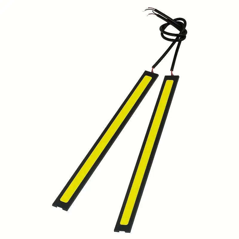 2Pcs 17cm Universal COB LED Car Daytime Running strip