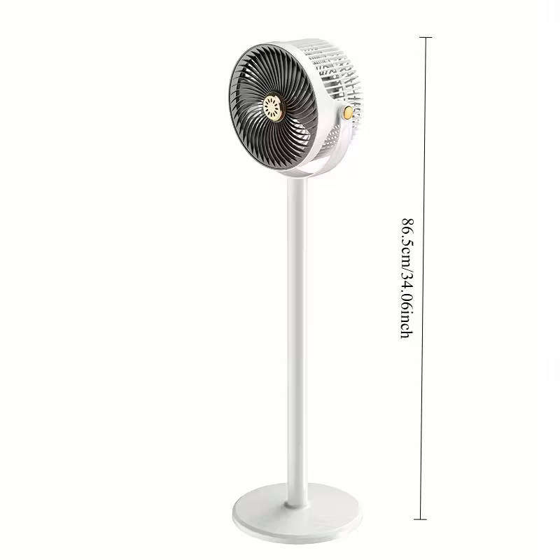Rechargeable floor /desk height adjustable fan