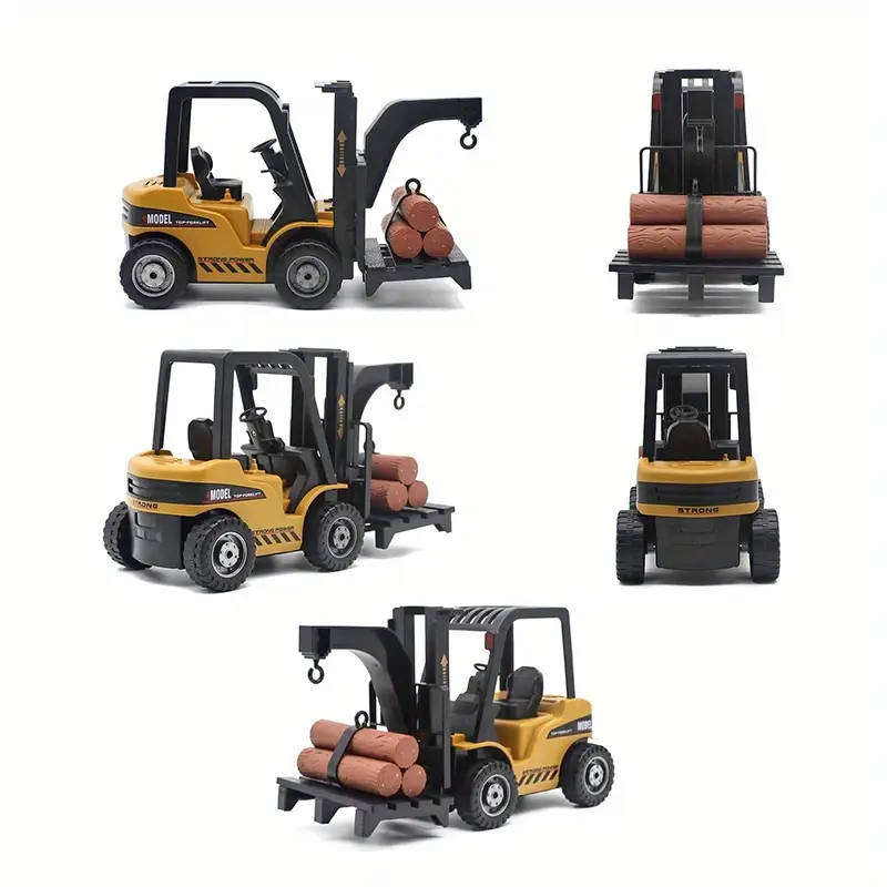1:18 Scale Radio Controlled Forklift, 4WD 11 Channel, Lights & Movable Forks