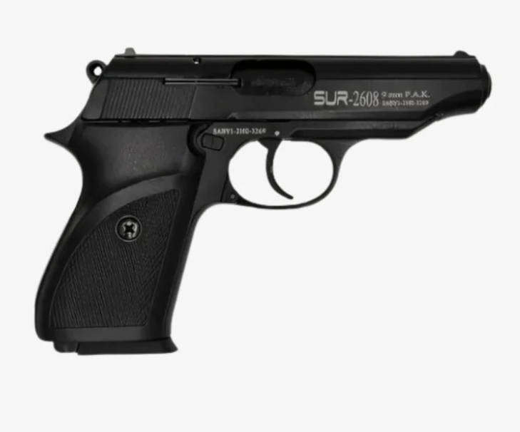 Sur Arms 2608 Blank 9mm Blank & Pepper Gun + Blank rounds