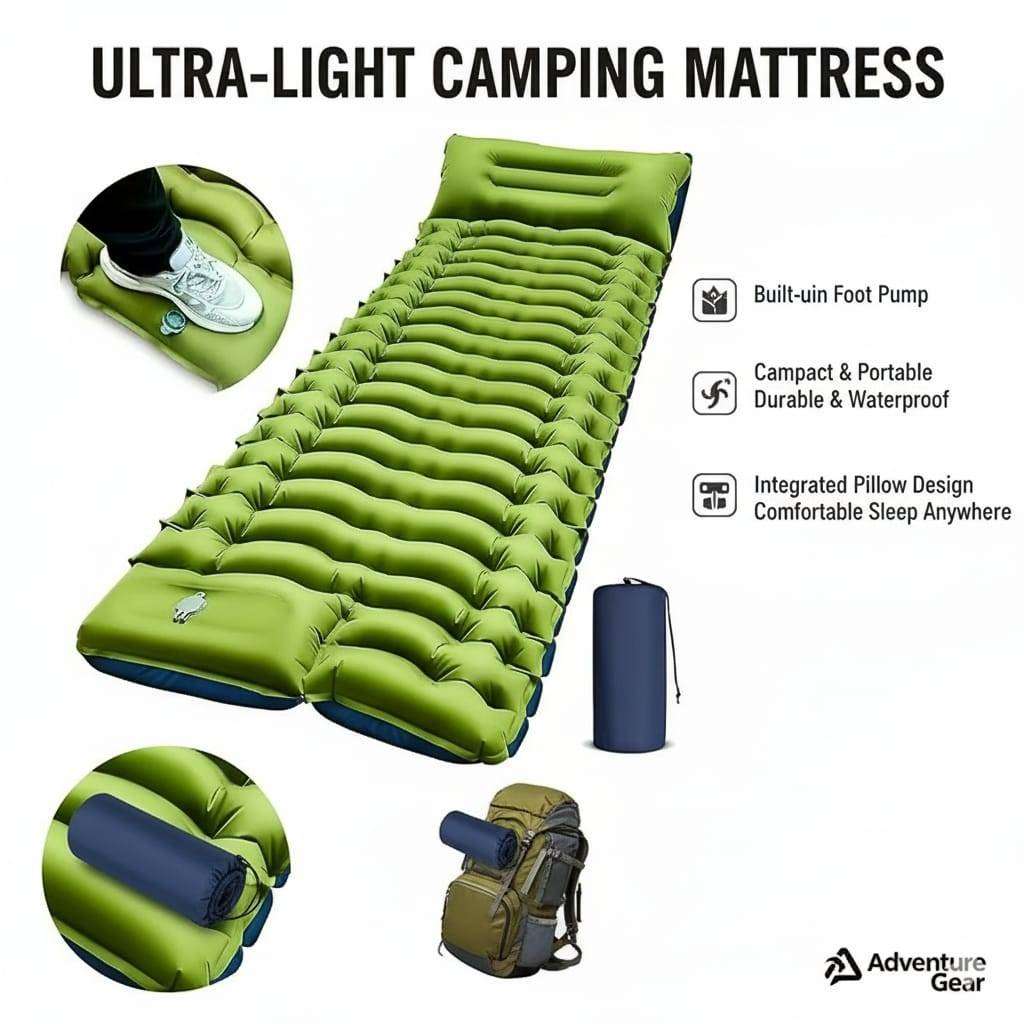 Ultra Light Camping Mattress - Compact & Portable for Outdoor Adventures