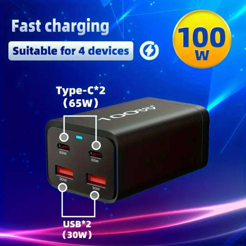 100W Gallium Nitride PD Charger