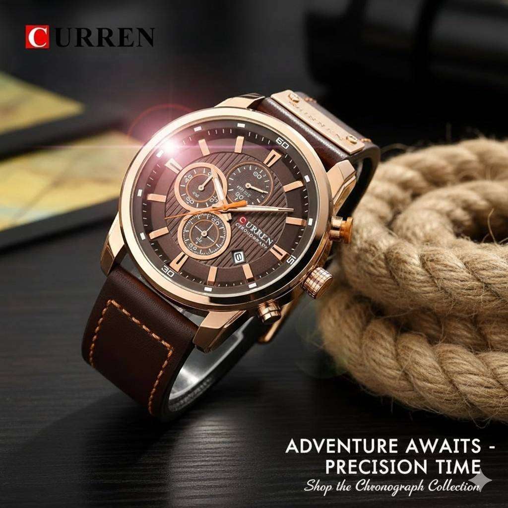 Curren premium men's chronograph watch