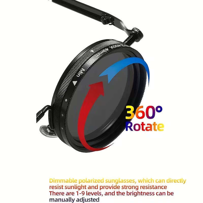 Steampunk-Inspired Rotating sun Glasses with Adjustable Lenses and Brightness Levels