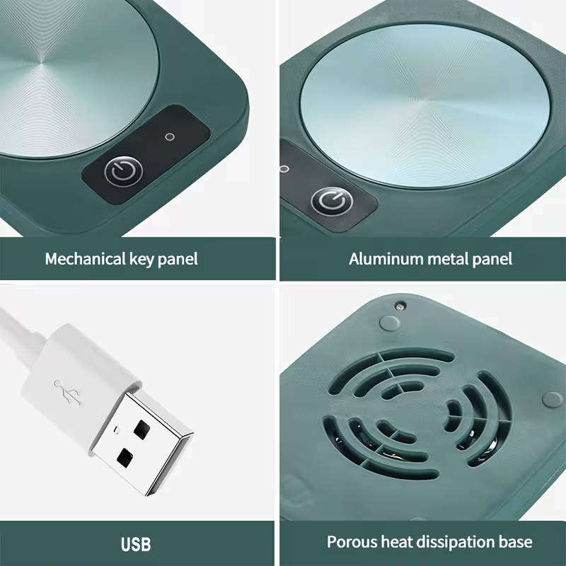 USB insulated cup coaster - maintain temp only, not for heating