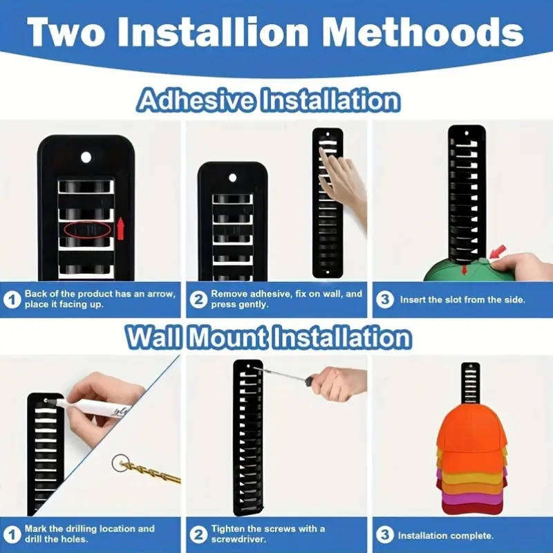 Space-Saving  Cap Organizer