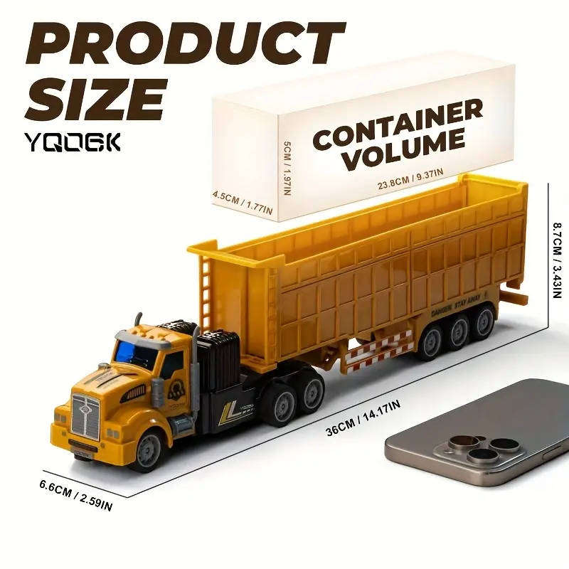 Remote controlled electric dump truck and trailer