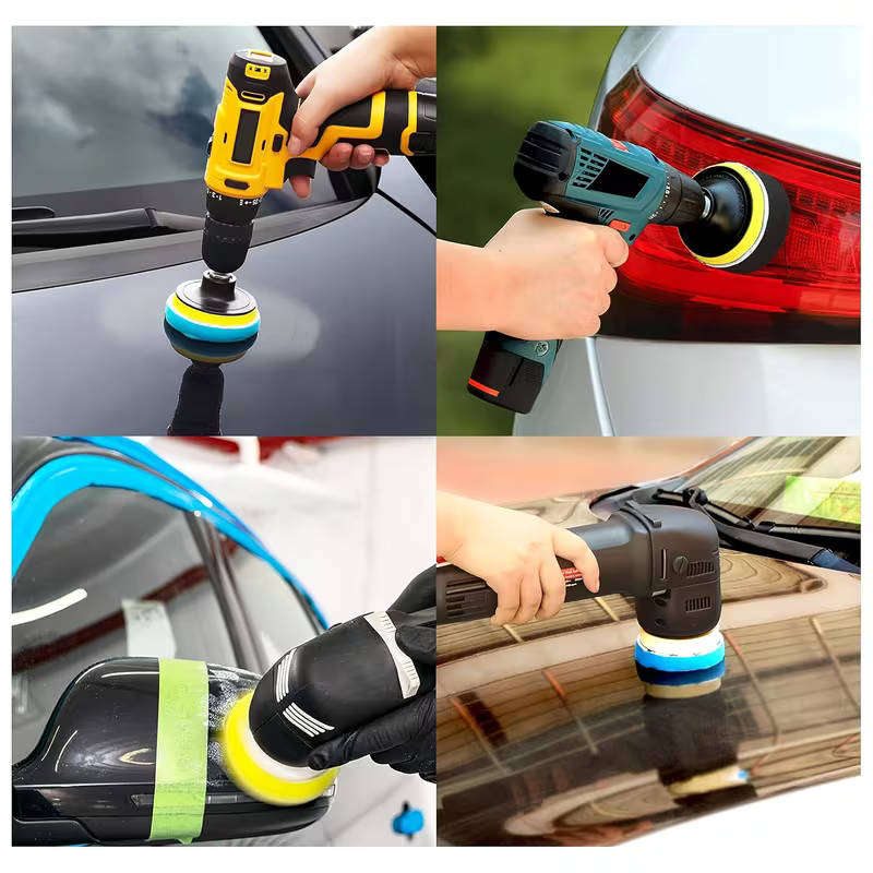 31pcs Drill buffing pad set foam polishing kit for sanding ,waxing and  detailing