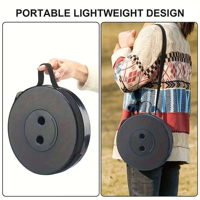 Outdoor portable travel adjustable telescopic stool - lightweight camping chair
