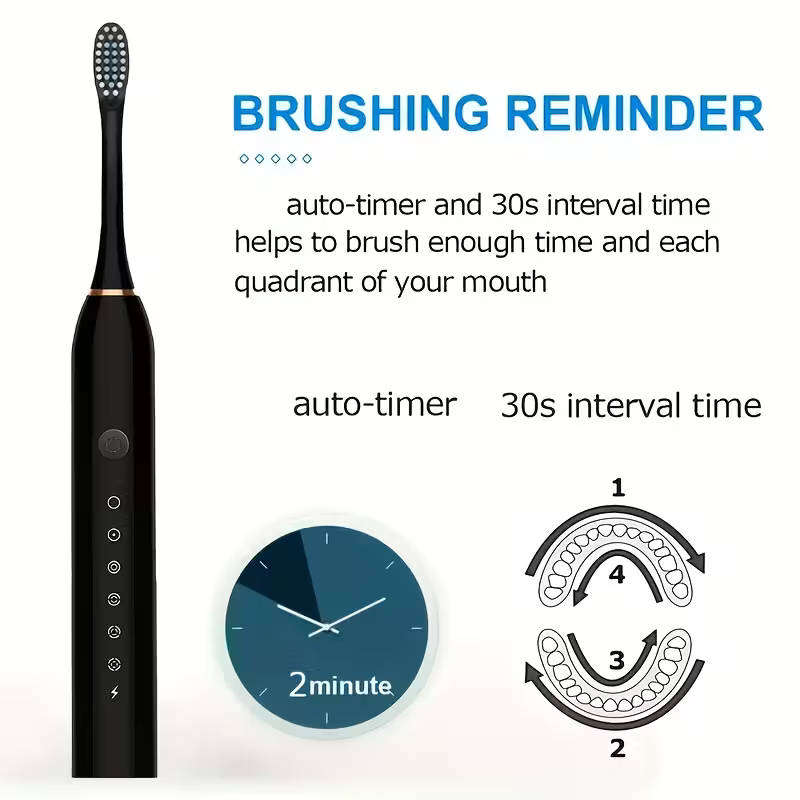 Electric toothbrush+4 brush heads