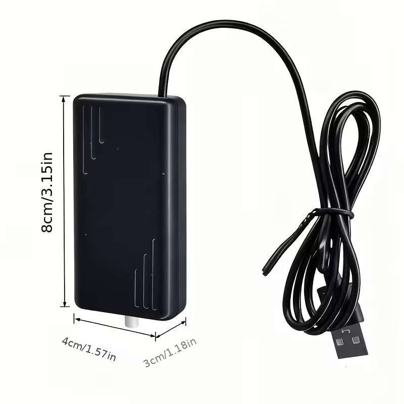 Ultra Quiet USB oxygen pump for aquariums, compatible with battery power banks