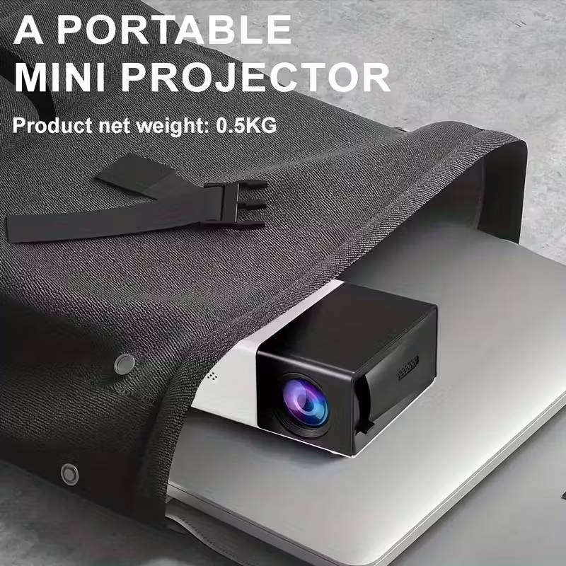 Portable compact USB-powered mini projector - High-Quality Small Projector for Home & Office