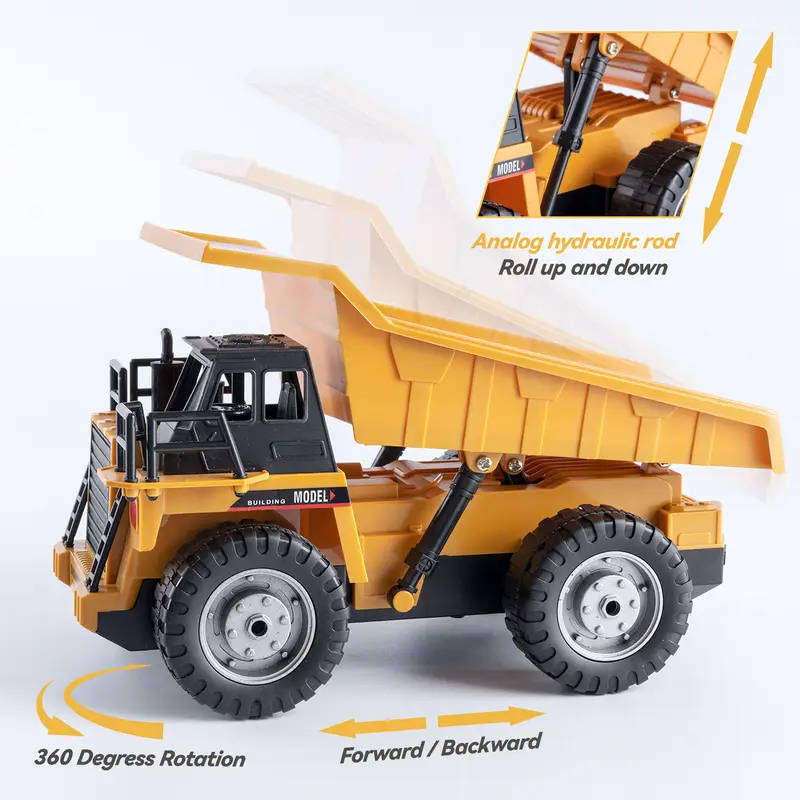 Remote controlled electric  dump truck