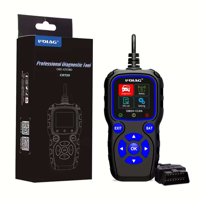UDIAG CR720 OBD2 Diagnostic Scanner - Car Engine Code Reader