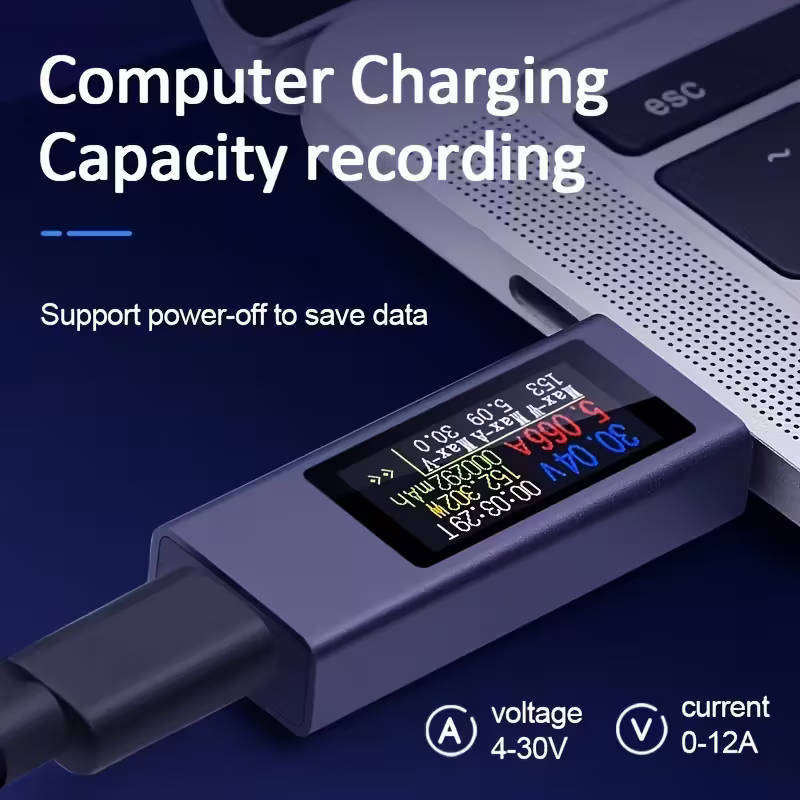 USB C voltage and current tester