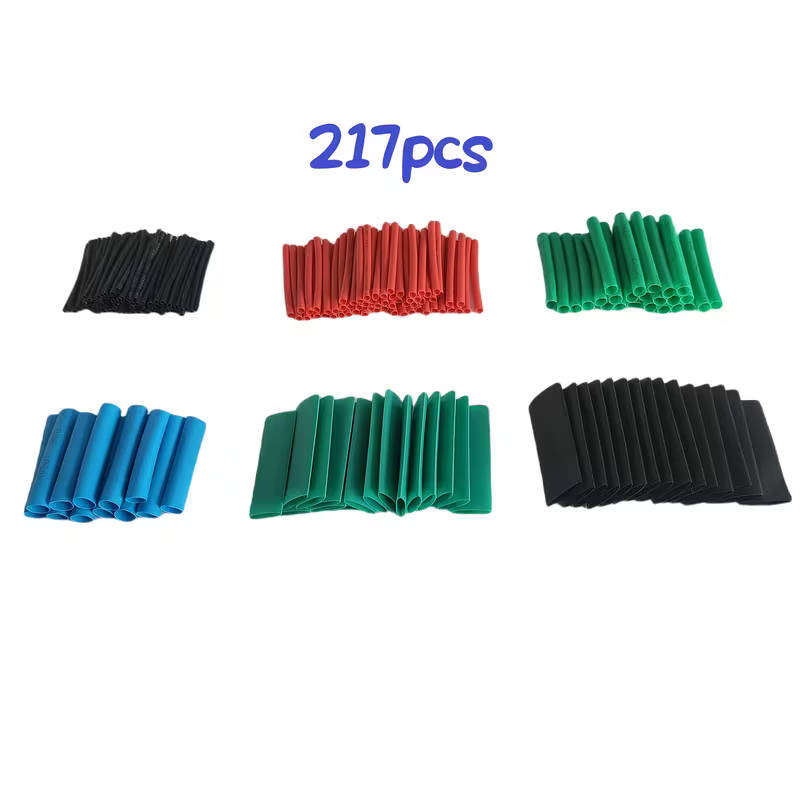 217pcs Heat Shrink Tubing Kit with 2:1 Shrink Ratio - Electrical Insulation
