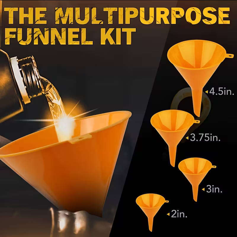 No-Spill coolant funnel kit 19pcs for automotive maintenance