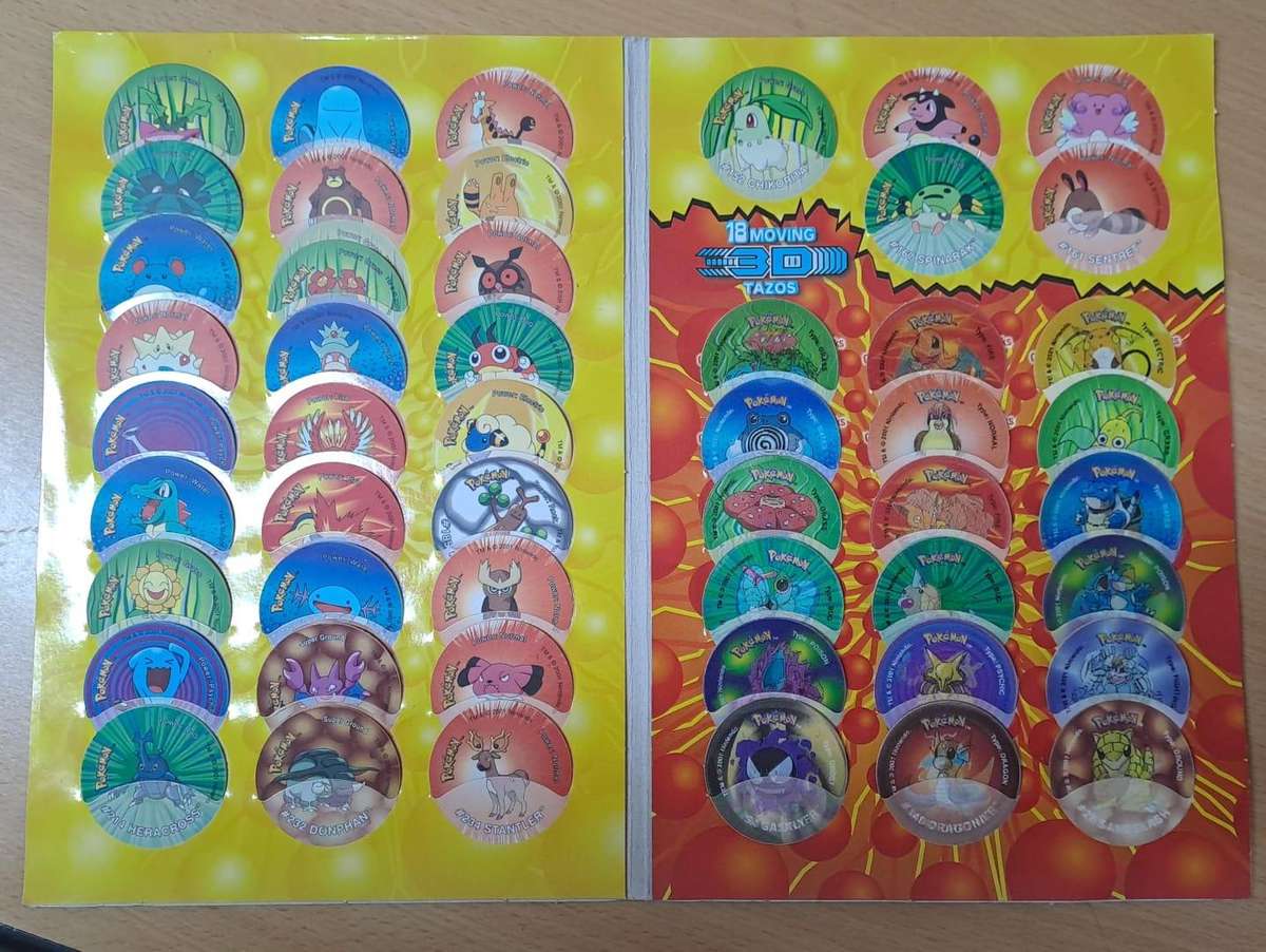 Pokémon Tazos Sets
