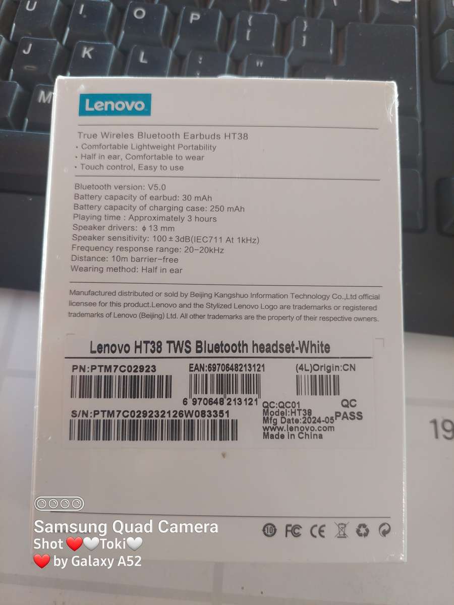 Lenovo wireless earbuds