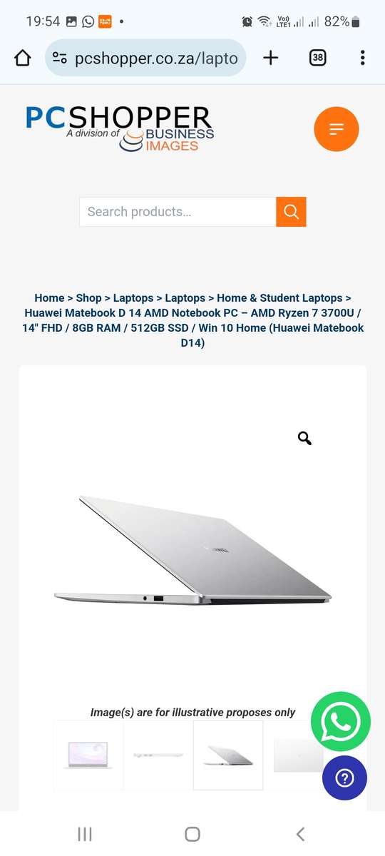 Hauwei matebook d14 AMD RYZEN 7 cpu