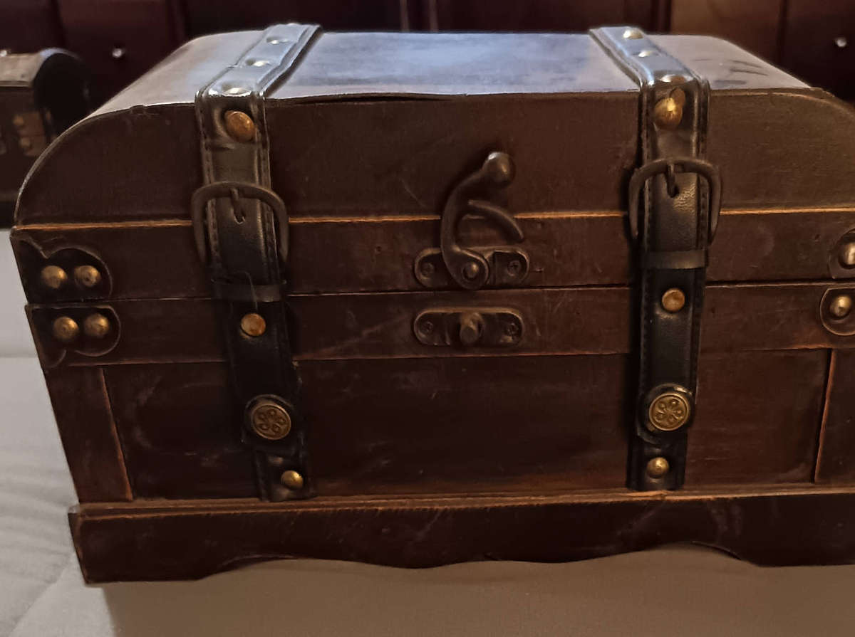 Vintage Decorative Wooden Chest