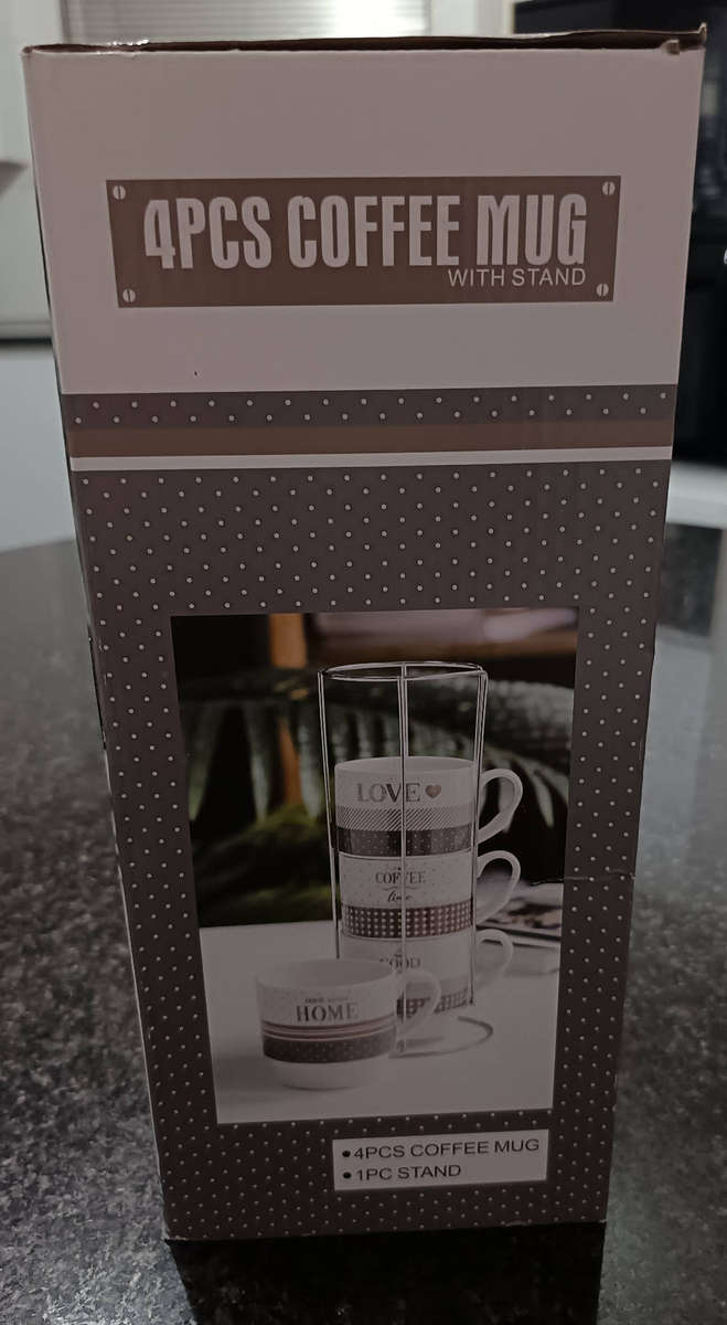 4-Piece Stackable Coffee Mug