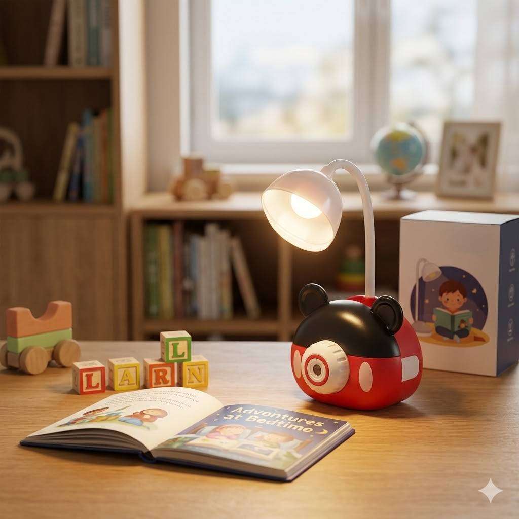 Disney Minnie Mouse themed 2-in-1 LED table lamp and pencil sharpener