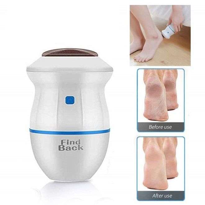 Electric Callus Remover with Built-In Vacuum