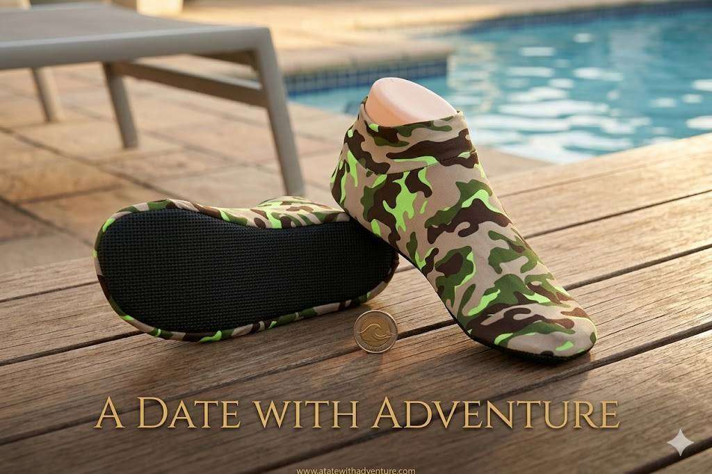Kids Camo Aqua Swim Socks / Beach Socks