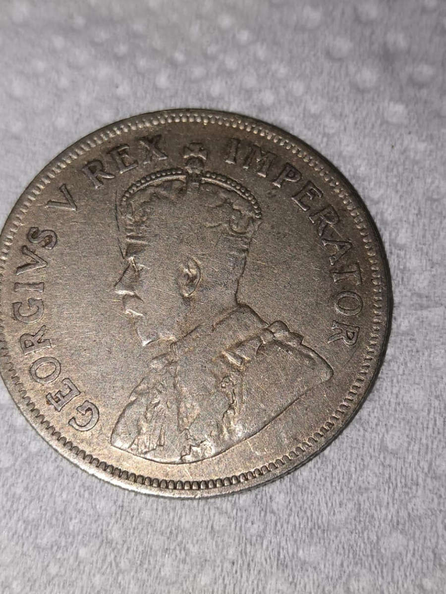 Coin 1923 2 and a half shillings. As per scan