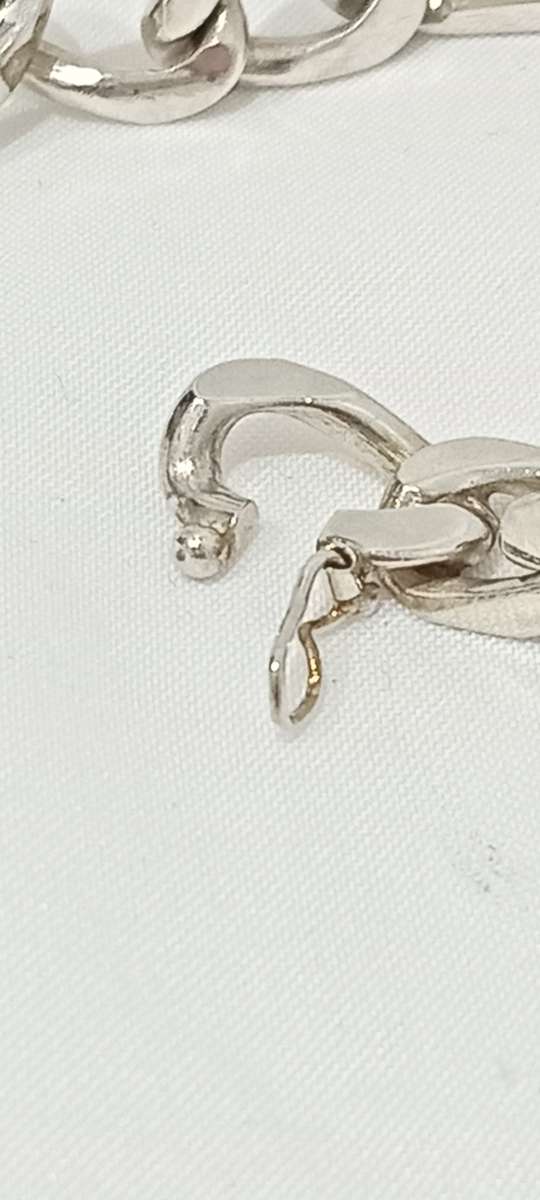 Sterling silver chunky bracelet