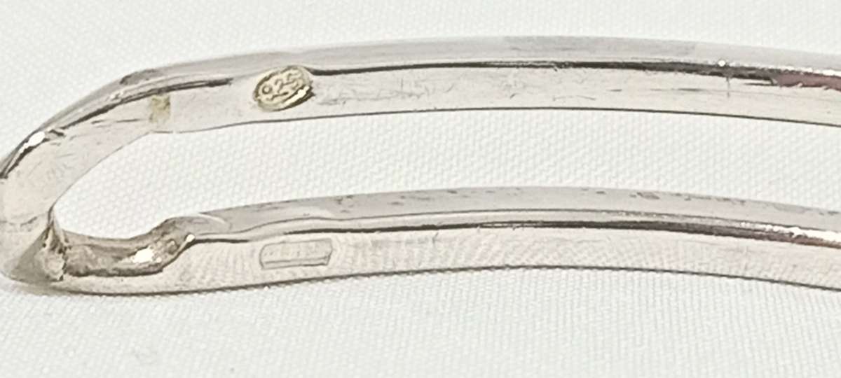 Sterling silver chunky bracelet