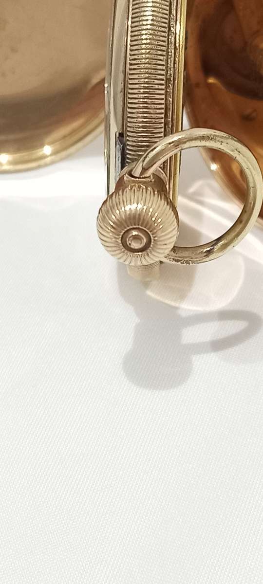 1924 Elgin Hunting gold plated pocket watch