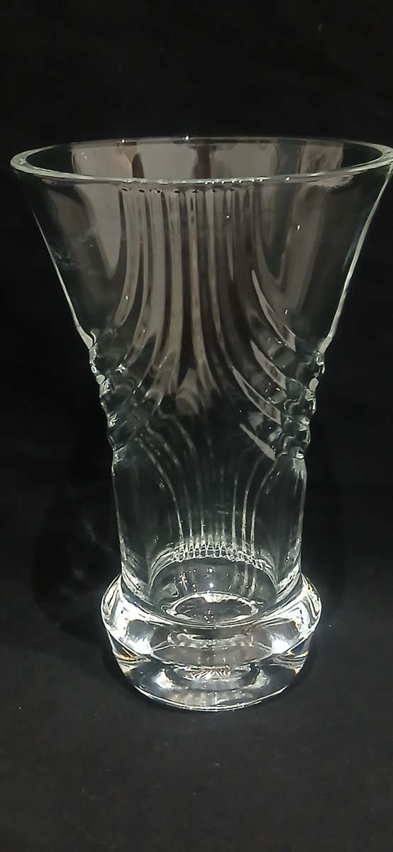 Vintage French crystal vase