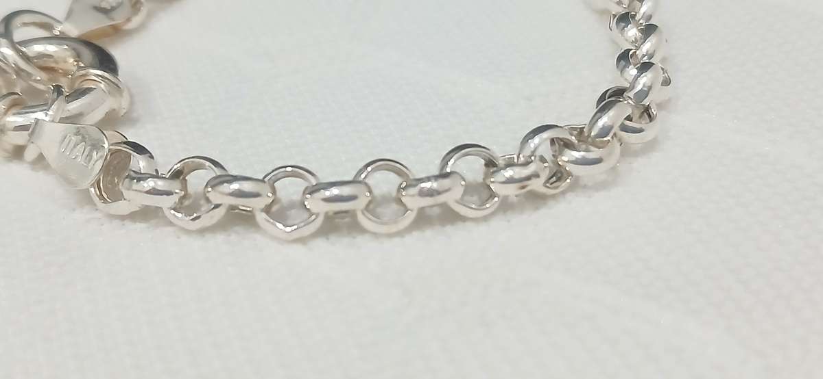 Sterling silver belcher bracelets