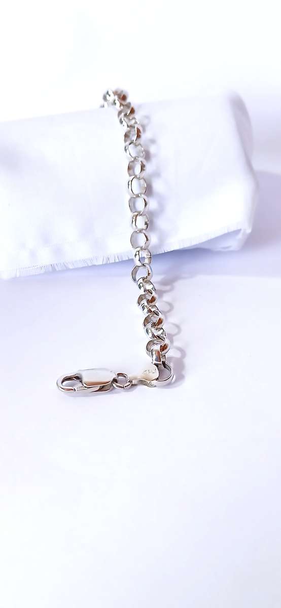 Sterling silver belcher bracelet