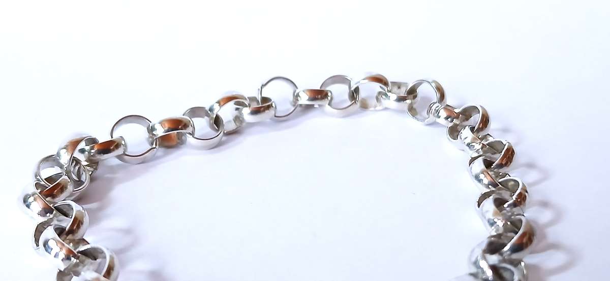Sterling silver belcher bracelet