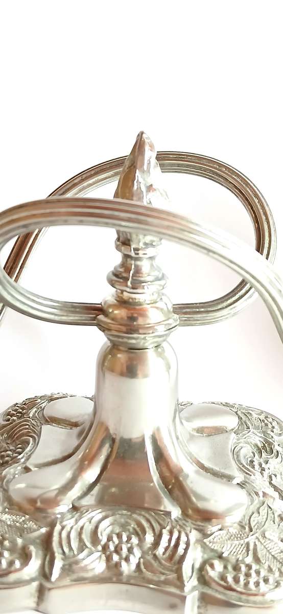 Vintage silver plate candelabra