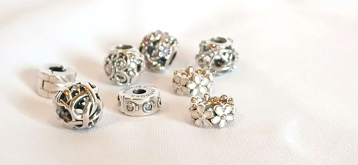 Sterling silver pandora charms