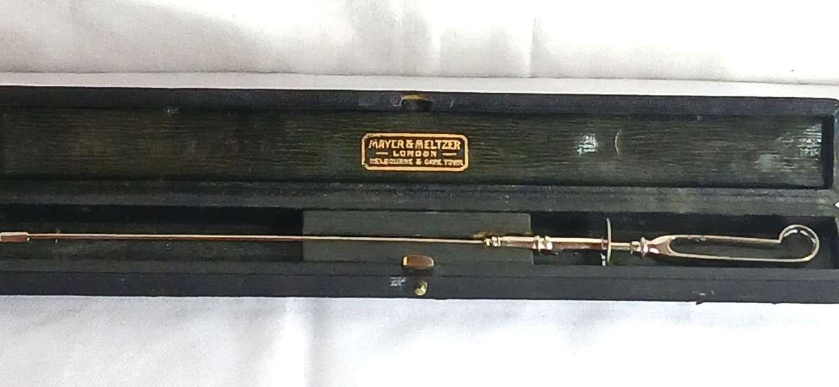 Antique Mayer and Meltzer tonsil guillotine