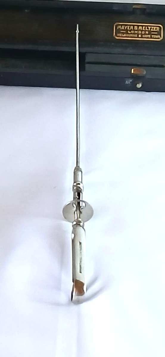 Antique Mayer and Meltzer tonsil guillotine