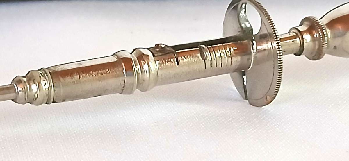 Antique Mayer and Meltzer tonsil guillotine