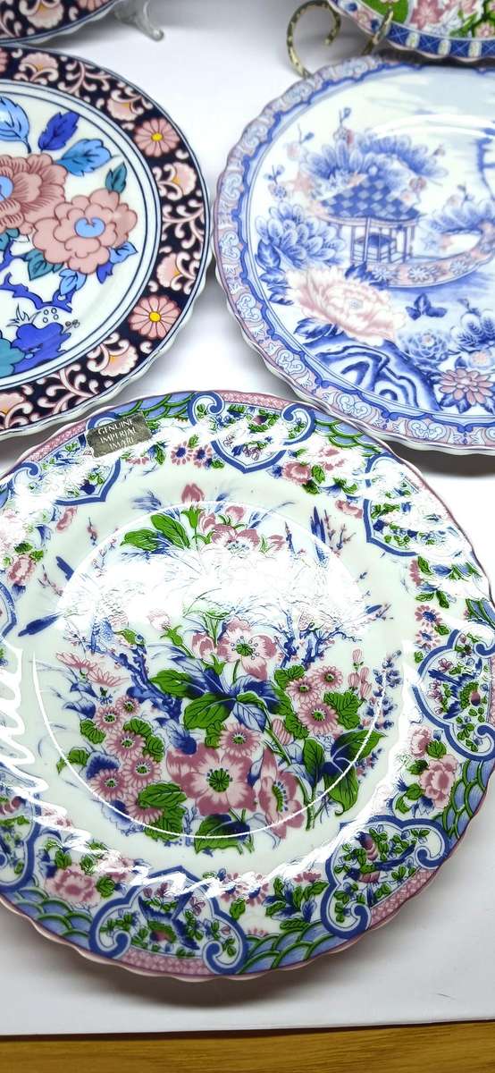Vintage Imari Collectors ceramic plates