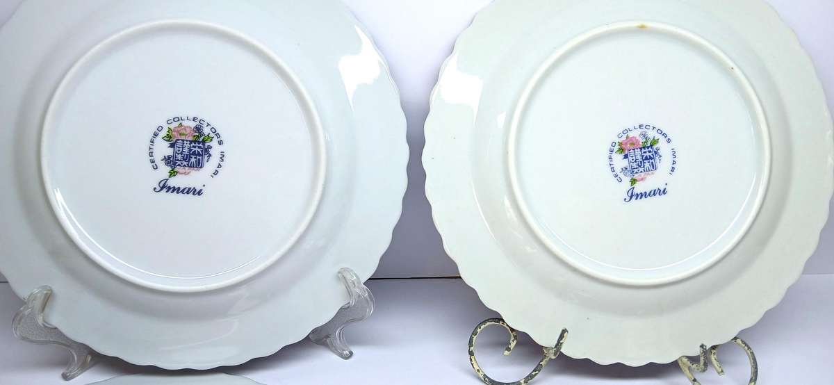 Vintage Imari Collectors ceramic plates