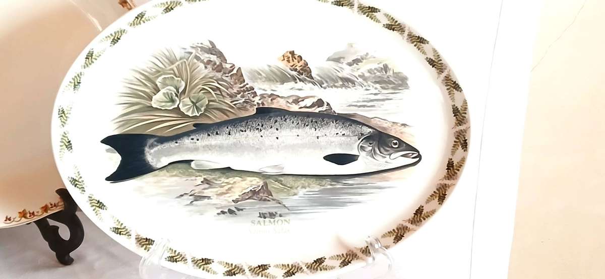 Variety of vintage platters