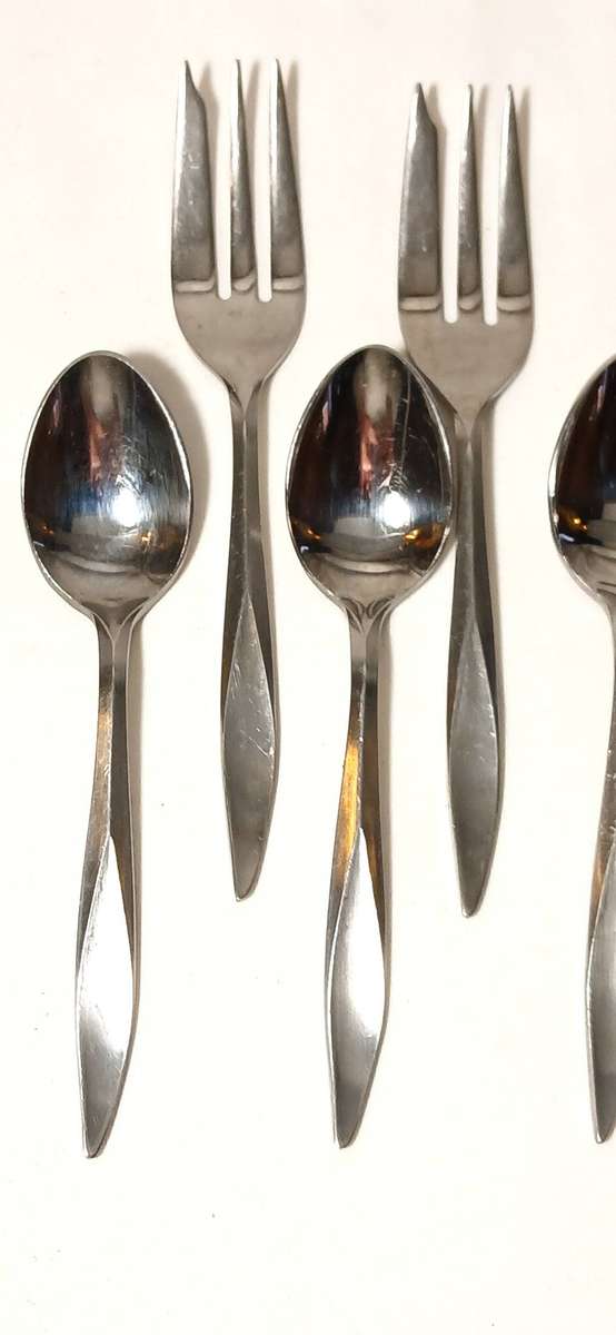 Vintage Eetrite stainless steel 'Montego' set