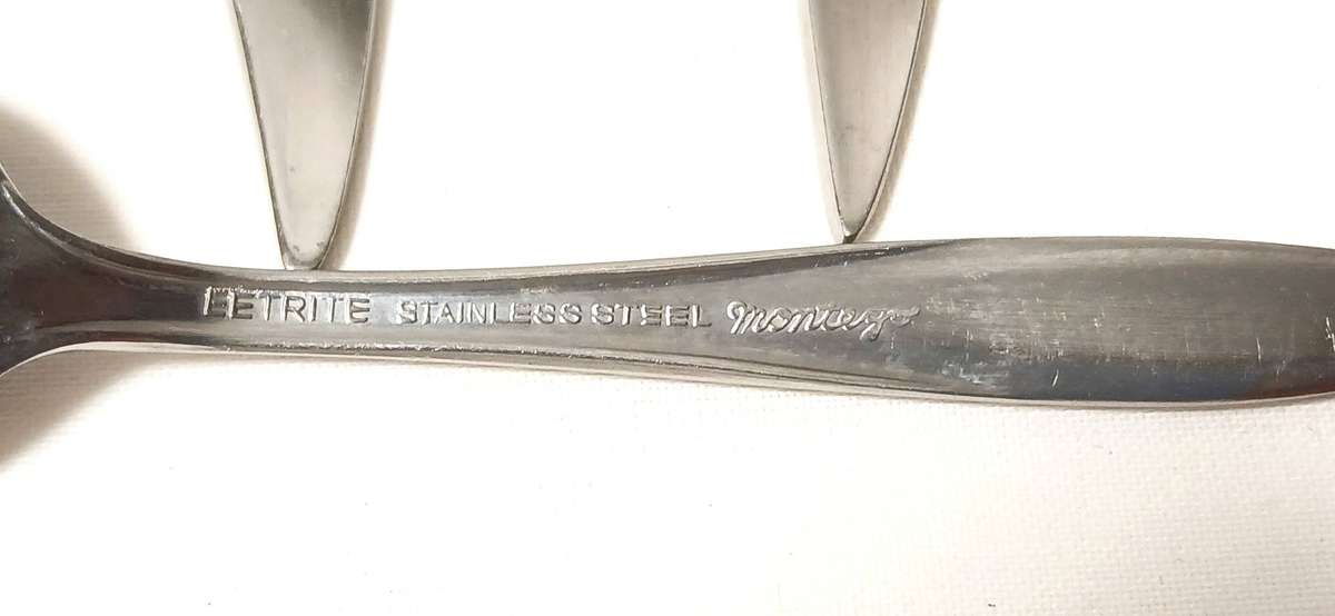 Vintage Eetrite stainless steel 'Montego' set