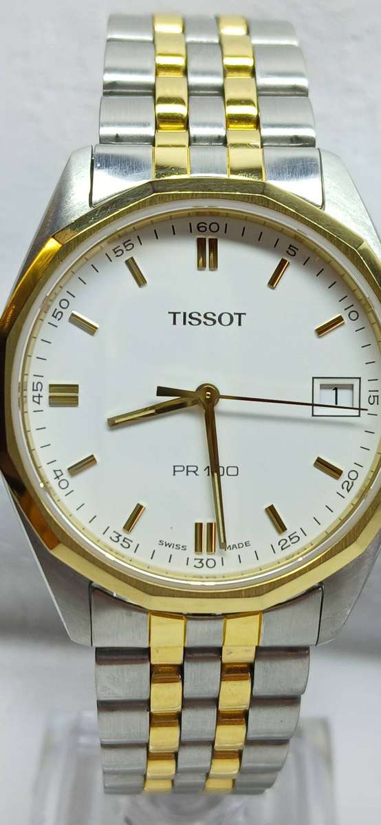 Classic Tissot PR 100 men's dress watch