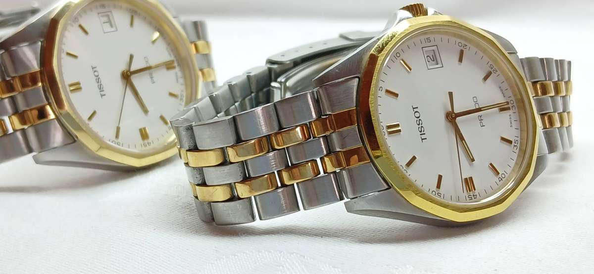 Classic Tissot PR 100 men's dress watch