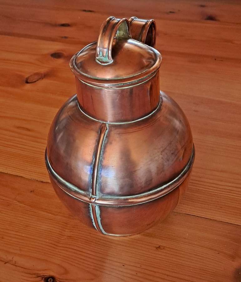 Vintage copper milk jug